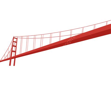Golden Gate Bridge Clipart Vector, Golden Gate Bridge Connecting The Strait Clipart, Golden Gate ...