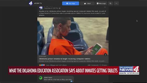 Oklahoma prison inmates set to receive tablets for use on prison property | KFOR.com Oklahoma City