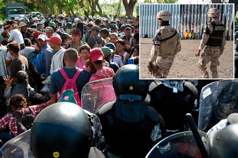 400-strong migrant caravan from Mexico headed for US border