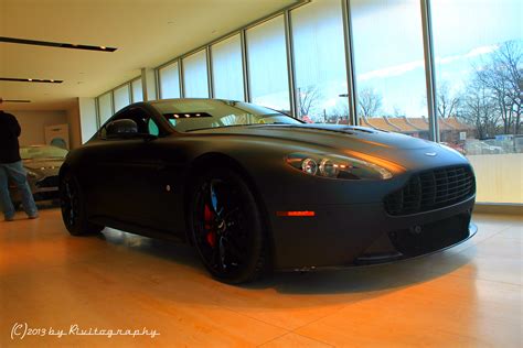 For Sale: Satin Black Aston Martin V12 Vantage - GTspirit