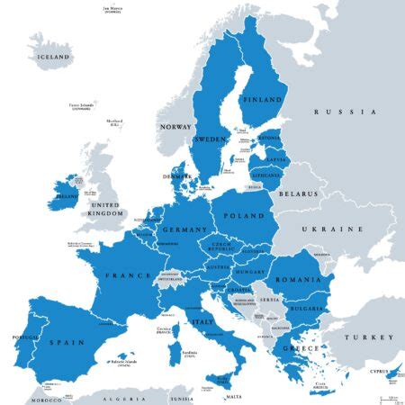 Map of the European Union | Mappr