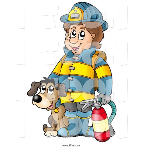 Firefighter Dog Cartoon | Free download on ClipArtMag