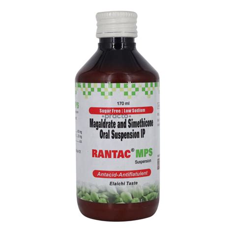 Rantac MPS Suspension - Uses, Dosage, Side Effects, Price, Composition | Practo