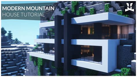 Minecraft How To Build A Modern Mountain House Tutorial Youtube | My XXX Hot Girl