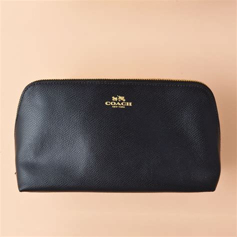 Coach Cosmetic Pouch Black - Averand