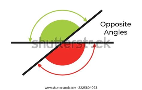 Vector Illustration Opposite Angles Isolated On Stock Vector (Royalty Free) 2225804093 ...