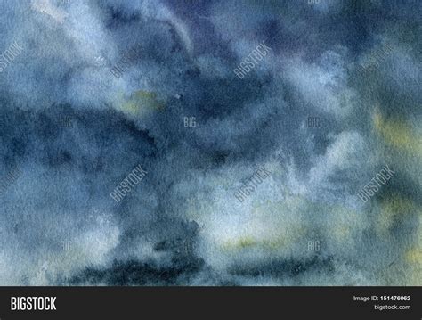 Watercolor Sky Clouds Image & Photo (Free Trial) | Bigstock