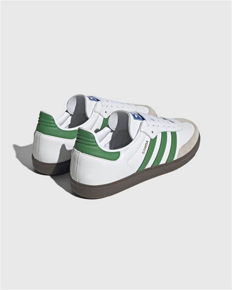 Adidas – Samba OG White/Green | Highsnobiety Shop