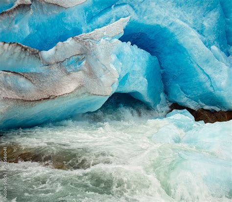 Nigardsbreen Glacier melting, Norway Stock Photo | Adobe Stock