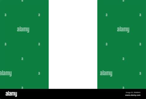 Nigeria Flag Design Stock Vector Image & Art - Alamy