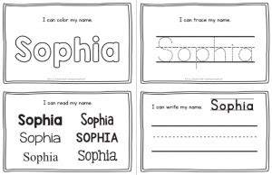 Sophia – Name Printables for Handwriting Practice | A to Z Teacher Stuff Printable Pages and ...