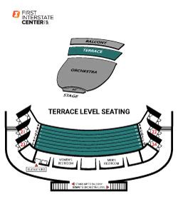 Seating Charts - First Interstate Center for the Arts