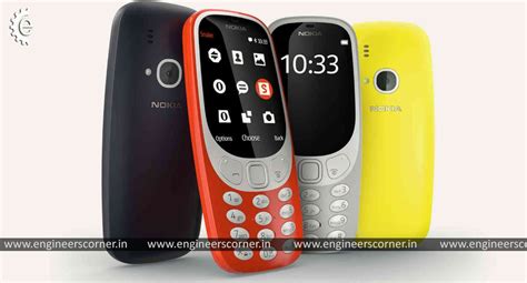 Nokia 3310 is Back with 1 Month Battery Life & 2MP Camera, Priced at Rs 3500 - Engineers Corner