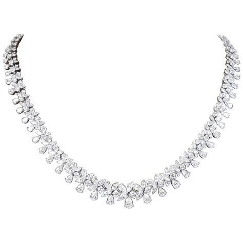 Classic 26 Carat Diamond Necklace For Sale at 1stDibs | diamond necklaces, diamond necklace sale ...