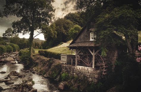 Old Mill by the River by vanconickx on DeviantArt