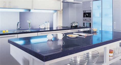 Blue Quartz Countertops - A Bold Kitchen Design Idea in 2022 | Blue ...