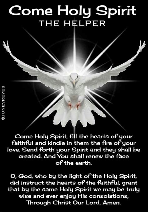 Prayer for Holy Spirit Prayer Scriptures, Faith Prayer, Bible Prayers, Prayer Quotes, Faith In ...