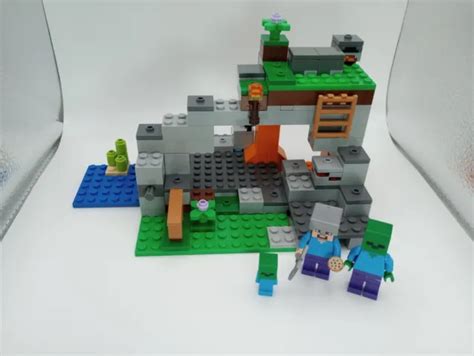 LEGO MINECRAFT: THE Zombie Cave (21141) Complete, No Instructions £7.86 - PicClick UK