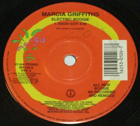 Marcia Griffiths – Electric Boogie (1989, Vinyl) - Discogs