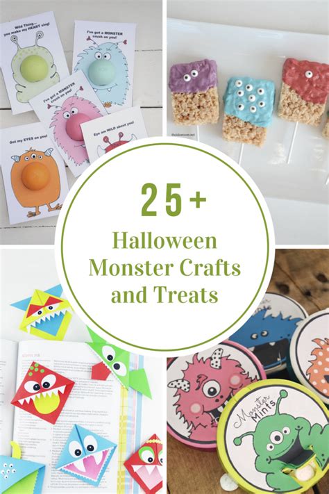 Halloween Monster Crafts and Treats - The Idea Room