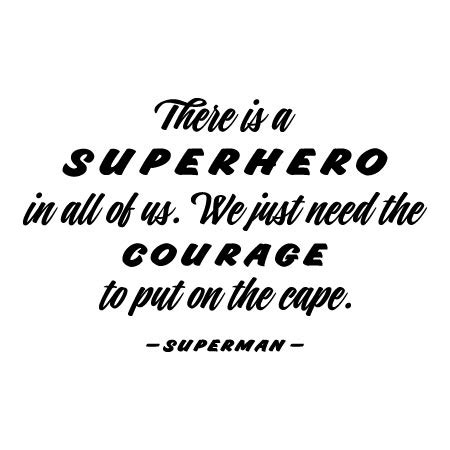 Superhero in All Of Us Wall Quotes™ Decal | WallQuotes.com