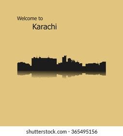 Karachi Pakistan Skyline Stock Vector (Royalty Free) 365495156 ...