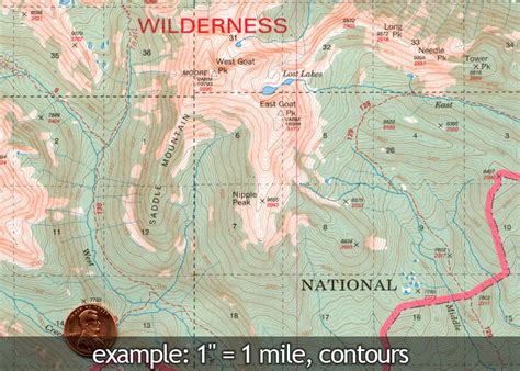 Selway - Bitterroot Wilderness Map, North Half - Rocky Mountain Maps ...