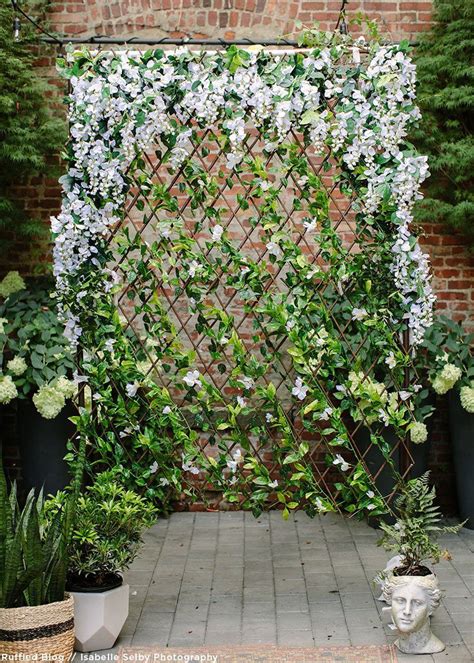 Pin by Andrea Childress on Diy Decor Ideas | Garden trellis, Backyard landscaping, Artificial ...