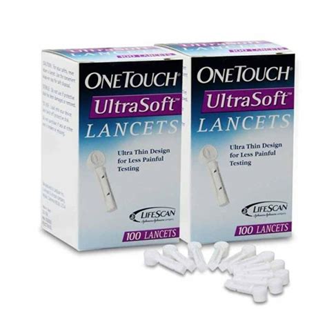 One Touch Ultra Soft Lancets 100's X 2 [ORIGINAL BRAND]