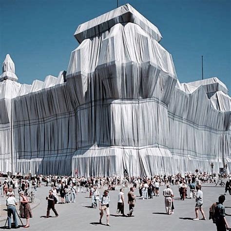 CLO on Instagram: “Christo & Jeanne Claude, "Wrapped Reichstag" (1971 ...