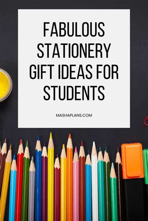 9 Fabulous Stationery Gift Ideas For Students | Masha Plans