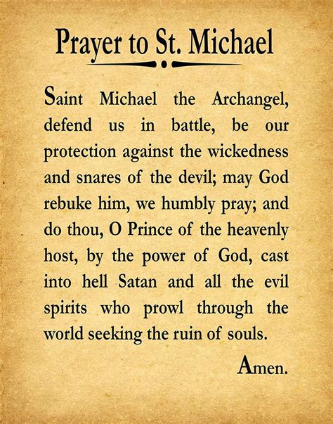 The Prayer to Saint Michael (Oratio at Sanctum Michael) : r/Christendom