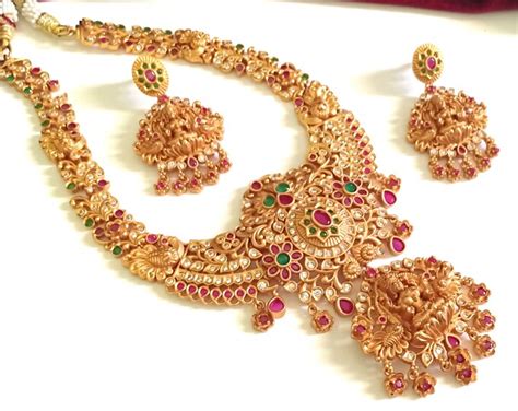 Temple Jewelry South Indian Bridal Jewelry Indian Jewelry - Etsy