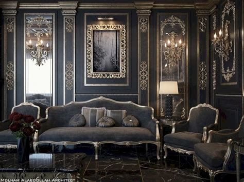 Gorgeous 47 Captivating Goth Living Room Ideas For Inspiration. | Retro style living room ...