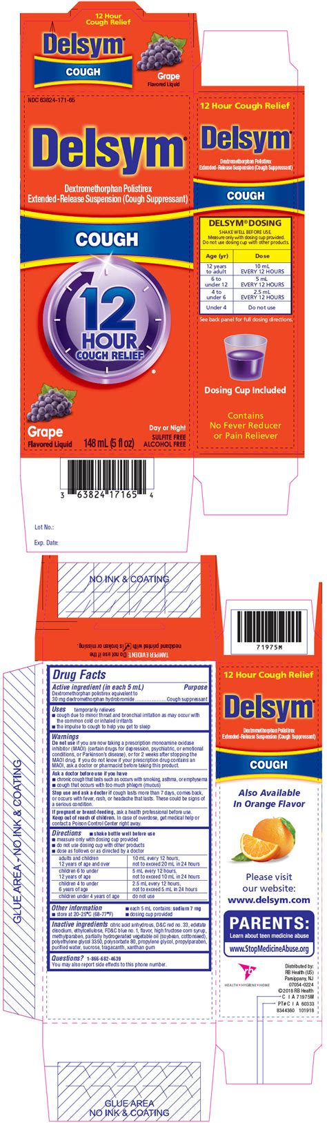 Delsym12 Hour Cough Relief: Package Insert / Prescribing Info