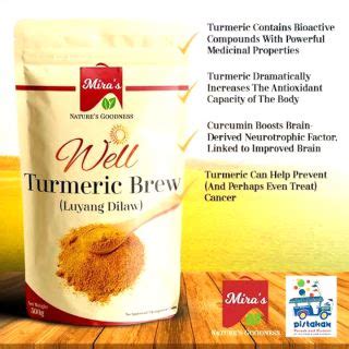 Mira's Turmeric Brew (Luyang Dilaw) Tea Powder 250g | Shopee Philippines