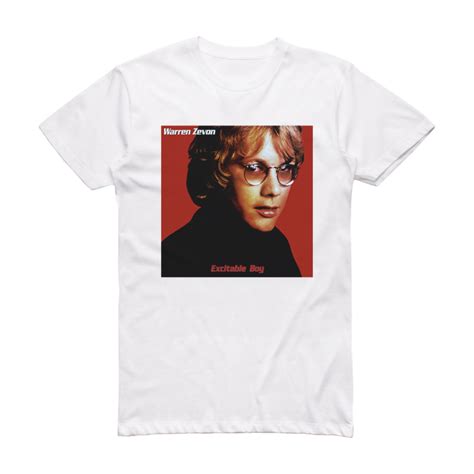 Warren Zevon Excitable Boy Album Cover T-Shirt White – ALBUM COVER T-SHIRTS