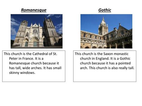 Romanesque Vs Gothic Architecture Differences - The Architect