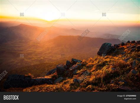 Sunset Top Mountain Image & Photo (Free Trial) | Bigstock