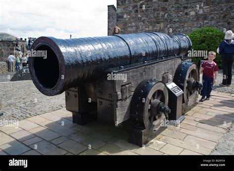 Mons Meg Cannon, Edinburgh Castle, Scotland Stock Photo - Alamy