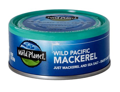 Boneless Canned Mackerel With Skin - Wild Planet Foods