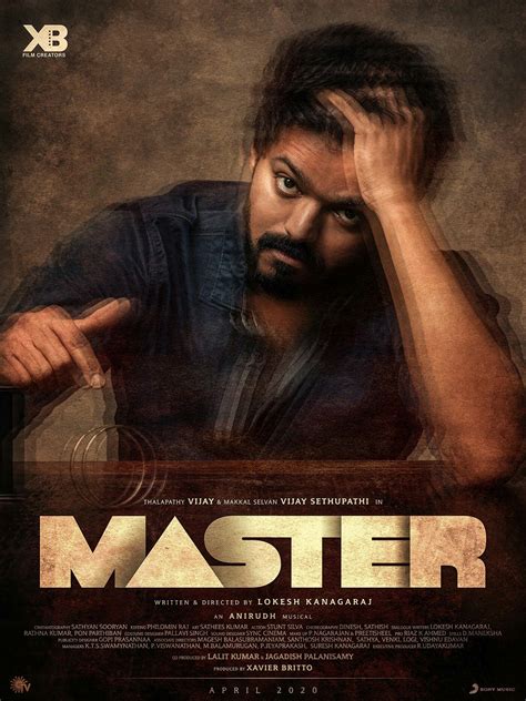 Vijay-master movie first look poster | Master music, Movie songs, Tamil ringtones