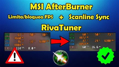 💻BLOQUEAR/LIMITAR FPS💻 EVITAR STUTTERING Y TEARING💯 / MSI AFTERBURNER Y RIVATUNER / SCANLINE ...