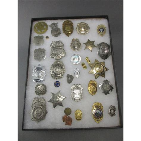 30 Original Various Police Badges