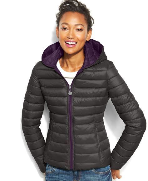 Nautica Reversible Hooded Quilted Packable Puffer Coat & Reviews ...