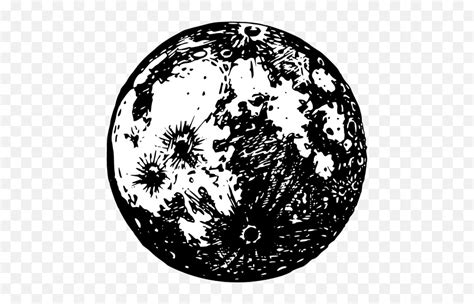 Black And White Moon Clipart - Clipart World Moon Clipart Black And White Png,Transparent Black ...