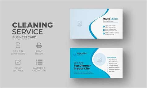 Sample House Cleaning Business Cards: Get Inspired for Your Own Design!