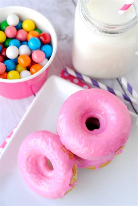 Bubble Gum Donuts {for the kids!} - Crazy Little Projects