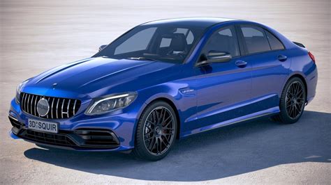 3D model Mercedes C63 S AMG sedan 2019 | CGTrader