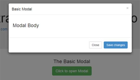 Bootstrap 4 Modal Tutorial